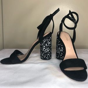 Aldo- Jeweled High Heels.